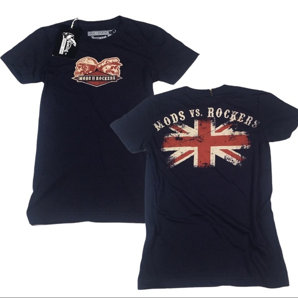Triumph Tops - 🐳NWT Triumph Mods VS Rockers Biker Chick Shirt M